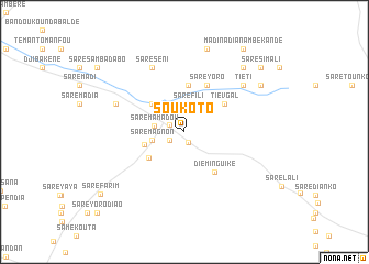 map of Soukoto