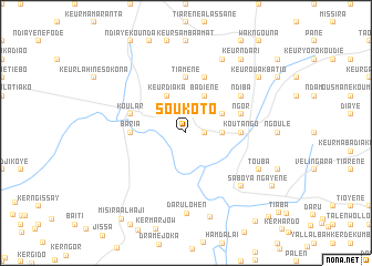 map of Soukoto