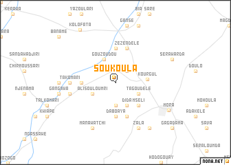 map of Soukoula