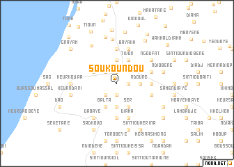 map of Soukoundou