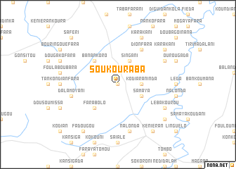 map of Soukouraba