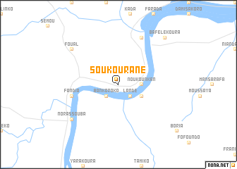 map of Soukourané