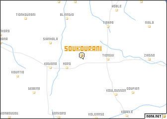 map of Soukourani