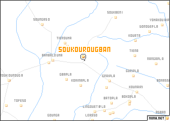 map of Soukourougban