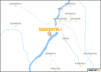 map of Soukoutali