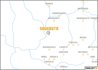 map of Soukouta