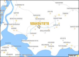 map of Soukoutoto