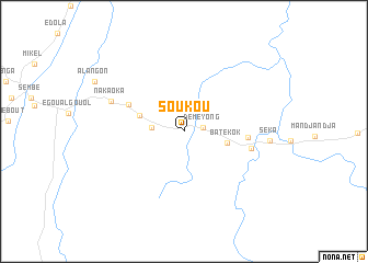 map of Soukou