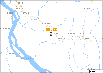 map of Souko