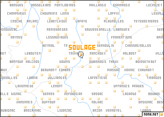 map of Soulage