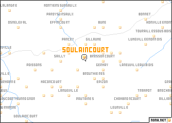 map of Soulaincourt