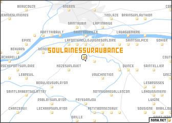 map of Soulaines-sur-Aubance