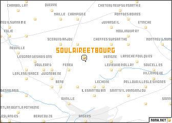 map of Soulaire-et-Bourg