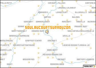 map of Soulaucourt-sur-Mouzon