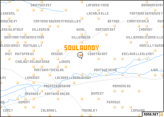 map of Soulaunoy