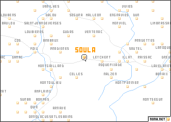 map of Soula