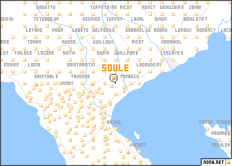 map of Soulé