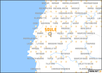 map of Soulé