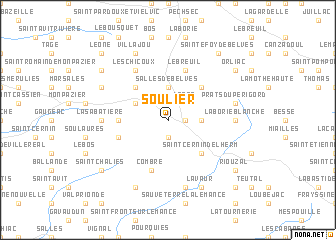 map of Soulier