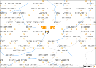 map of Soulier