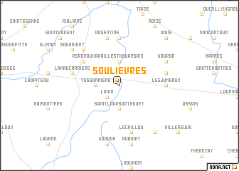 map of Soulièvres