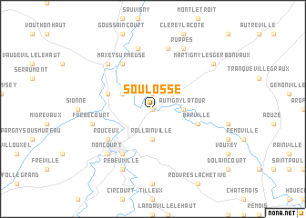 map of Soulosse