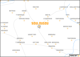 map of Soulougou