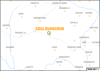 map of Soulouhokaha