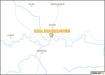 map of Souloukoudianba