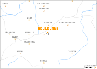 map of Souloundé