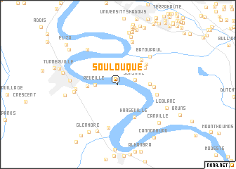 map of Soulouque