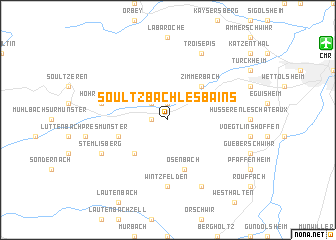 map of Soultzbach-les-Bains