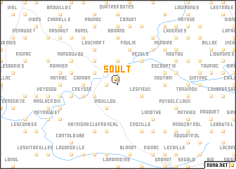 map of Soult