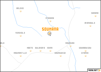 map of Soumana