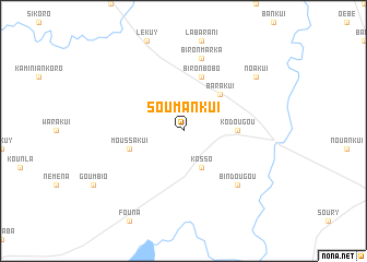 map of Soumankui