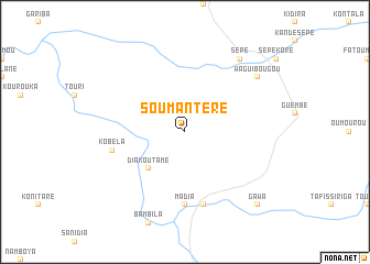map of Soumantéré