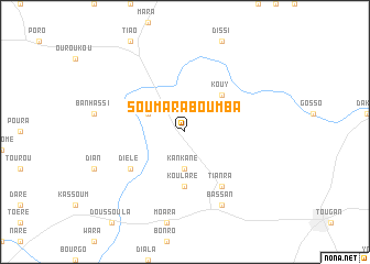 map of Soumara Boumba