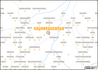 map of Soumarou Gando