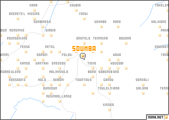 map of Soumba