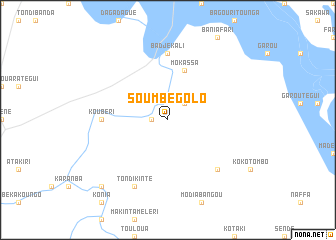 map of Soumbégolo