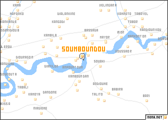 map of Soumboundou