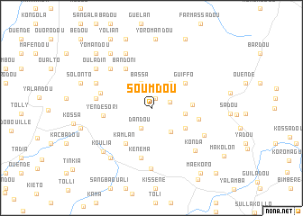 map of Soumdou