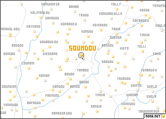 map of Soumdou