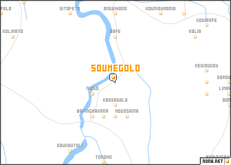 map of Soumégolo