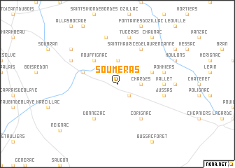 map of Souméras