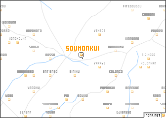 map of Soumonkui