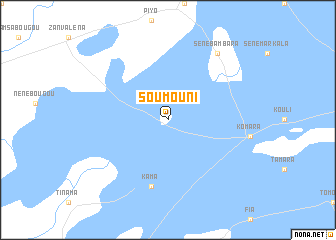 map of Soumouni