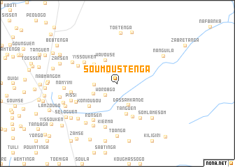 map of Soumoustenga