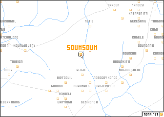 map of Soumsoum