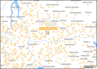 map of Soŭn-dong